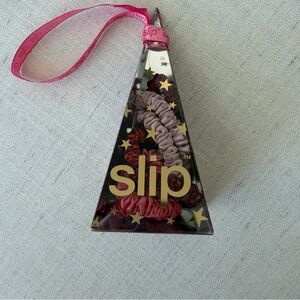 NWT slip 4 pure silk skinny scrunchies moonflower nights